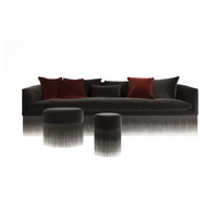 AMAMI Sofa dressed in heart-warming velvet