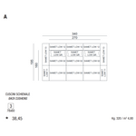SAMET LOW A - Modularna sofa s jastucima