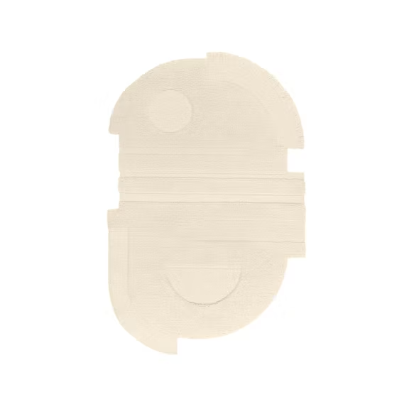 ABSTRACT Organic 02 shape rug