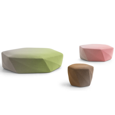 BROOK Ottoman and stool