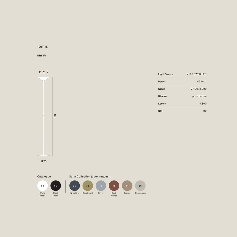 DRY F1 Floor lamp