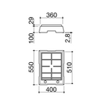 FREESTANDING THALAS HOB, 40 CM