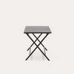 TORRETA Sklopivi vanjski stol od aluminija s tamno sivom završnom obradom 140 x 70 cm