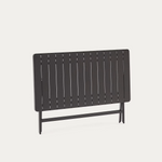 TORRETA Sklopivi vanjski stol od aluminija s tamno sivom završnom obradom 140 x 70 cm