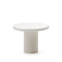 ADDAIA Round Table in White Cement