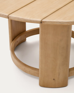 XORIGUER Round table in solid eucalyptus wood, Ø140 cm, 100% FSC