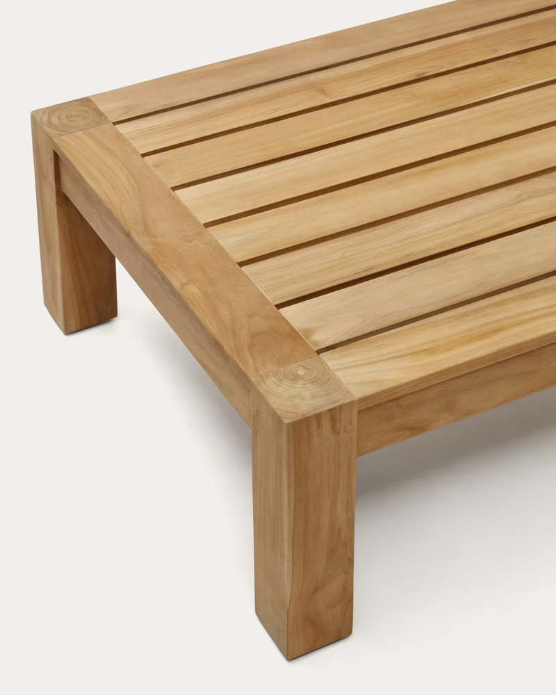 FORCANERA Stolić za kavu od masivne tikovine, 150 x 71 cm