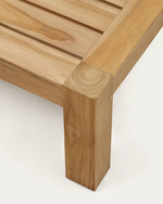 FORCANERA Stolić za kavu od masivne tikovine, 150 x 71 cm