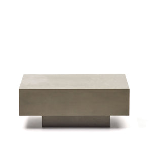 RUSTELLA Cement coffee table, 80 x 60 cm