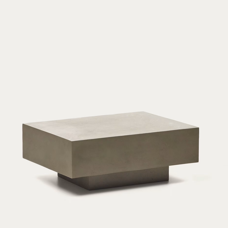 RUSTELLA Stol za kavu od cementa, 80 x 60 cm