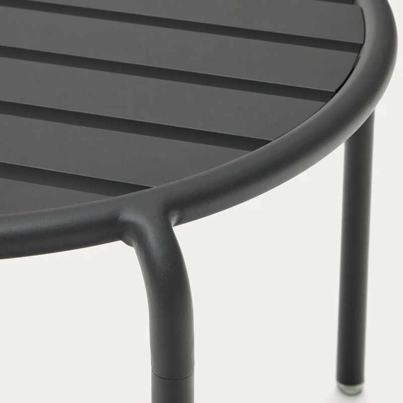 JONCOLS Vanjski aluminijski pomoćni stol s praškasto lakiranom završnom obradom, Ø 60 cm