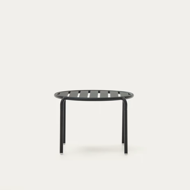 JONCOLS Vanjski aluminijski pomoćni stol s praškasto lakiranom završnom obradom, Ø 60 cm