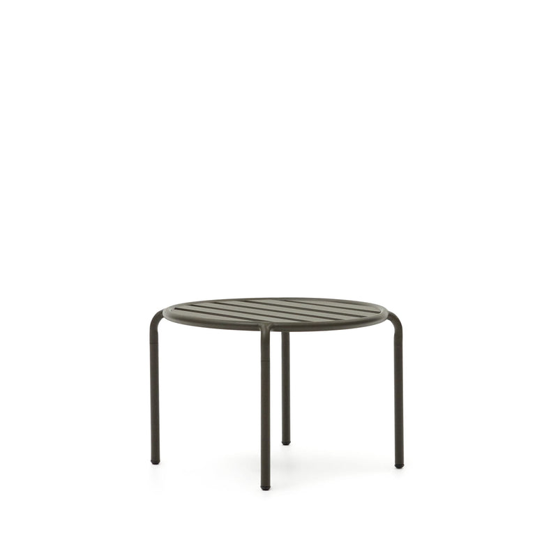 JONCOLS Outdoor aluminium side table with powder coated finish, Ø 60 cm