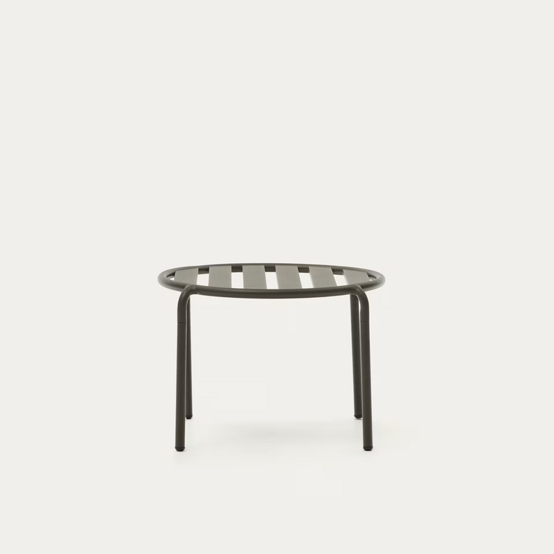 JONCOLS Vanjski aluminijski pomoćni stol s praškasto lakiranom završnom obradom, Ø 60 cm