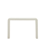 AIGUABLAVA Console table in white cement, 120 x 80 cm