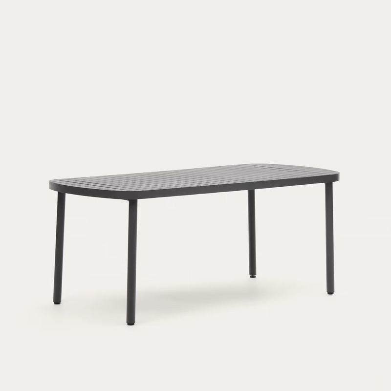 JONCOLS Vanjski aluminijski stol s praškasto sivo/zelenom završnom obradom