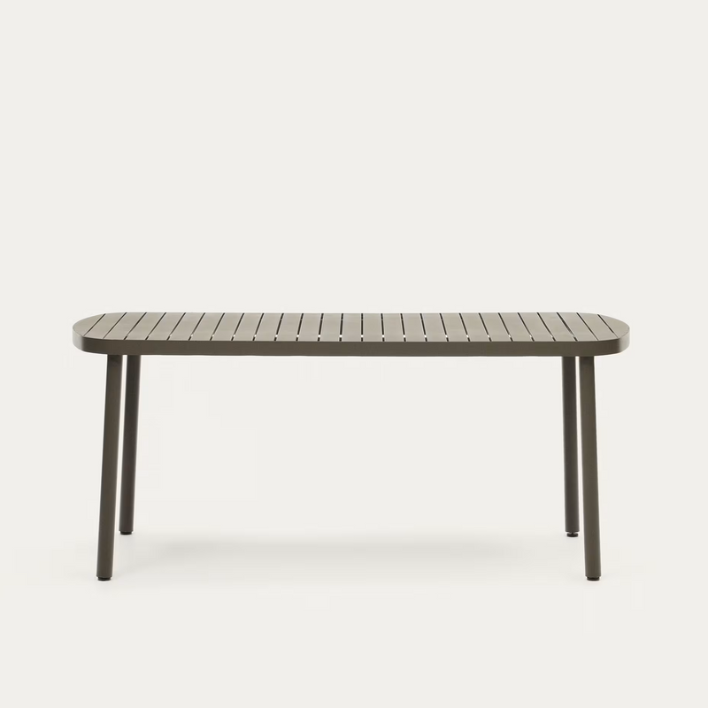 JONCOLS Vanjski aluminijski stol s praškasto sivo/zelenom završnom obradom