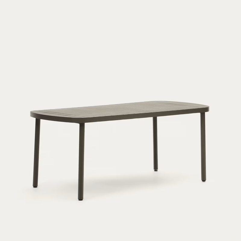 JONCOLS Vanjski aluminijski stol s praškasto sivo/zelenom završnom obradom