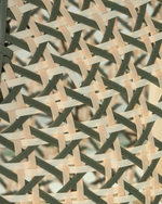 CIRA Hanging armchair with light/dark grey multicolour base