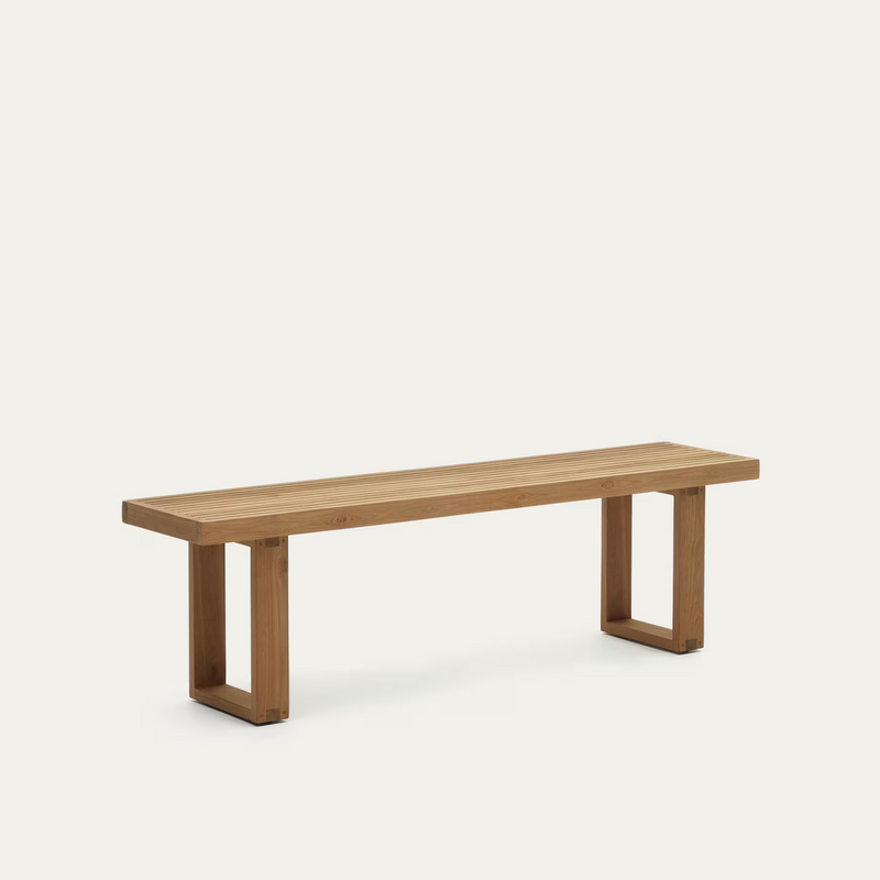 CANADELL Vanjska klupa od čvrste reciklirane tikovine, 170/130 cm