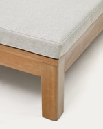 SONSAURA Dvostruka ležaljka izrađena od 100% FSC čvrstog drva eukaliptusa