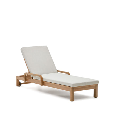 SONSAURA Sun lounger made from solid eucalyptus wood