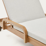 SONSAURA Ležaljka za sunčanje od punog drva eukaliptusa