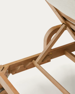 SONSAURA Ležaljka za sunčanje od punog drva eukaliptusa