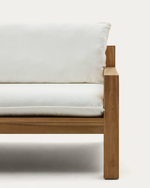 FORCANERA 3 seater solid teak sofa