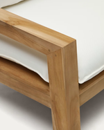 FORCANERA 3 seater solid teak sofa