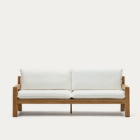 FORCANERA 3 seater solid teak sofa