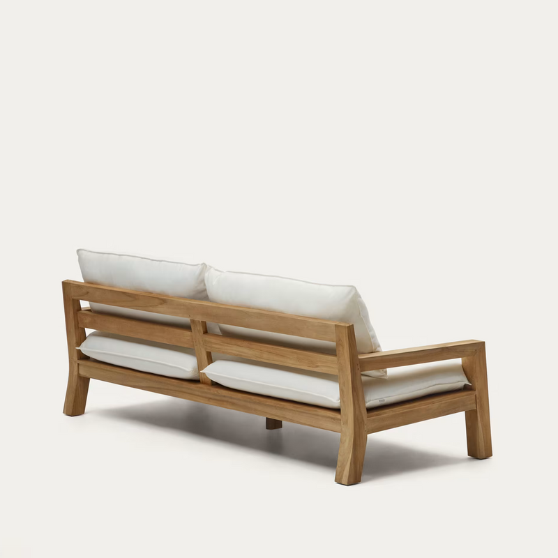 FORCANERA 3 seater solid teak sofa