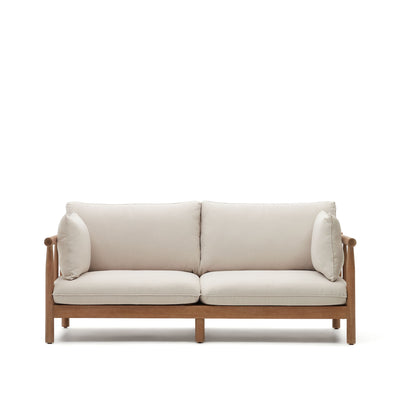 SACOVA 2 seater sofa, made from solid eucalyptus wood