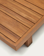 RACO 5 seater corner sofa and coffee table, made from solid acacia wood