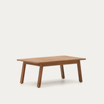 FRARES Set, 2 seater sofa, 2 armchairs & coffee table, made from solid acacia wood