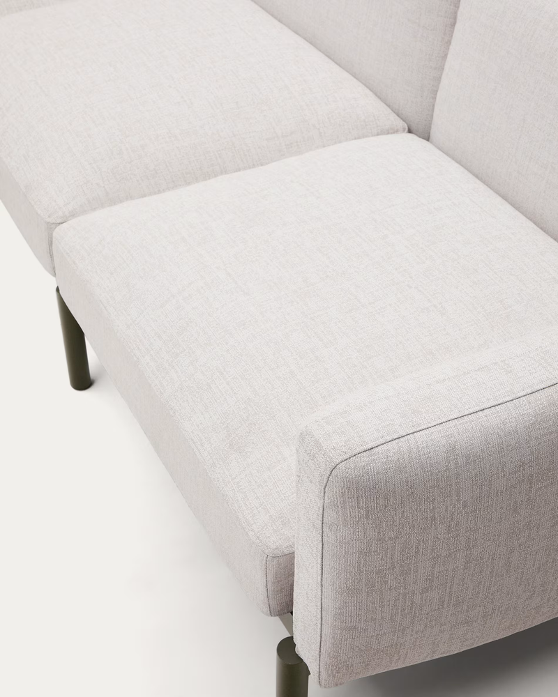 SORELLS modularni vanjski kauč za 4 sjedala od aluminija sa zelenom završnom obradom