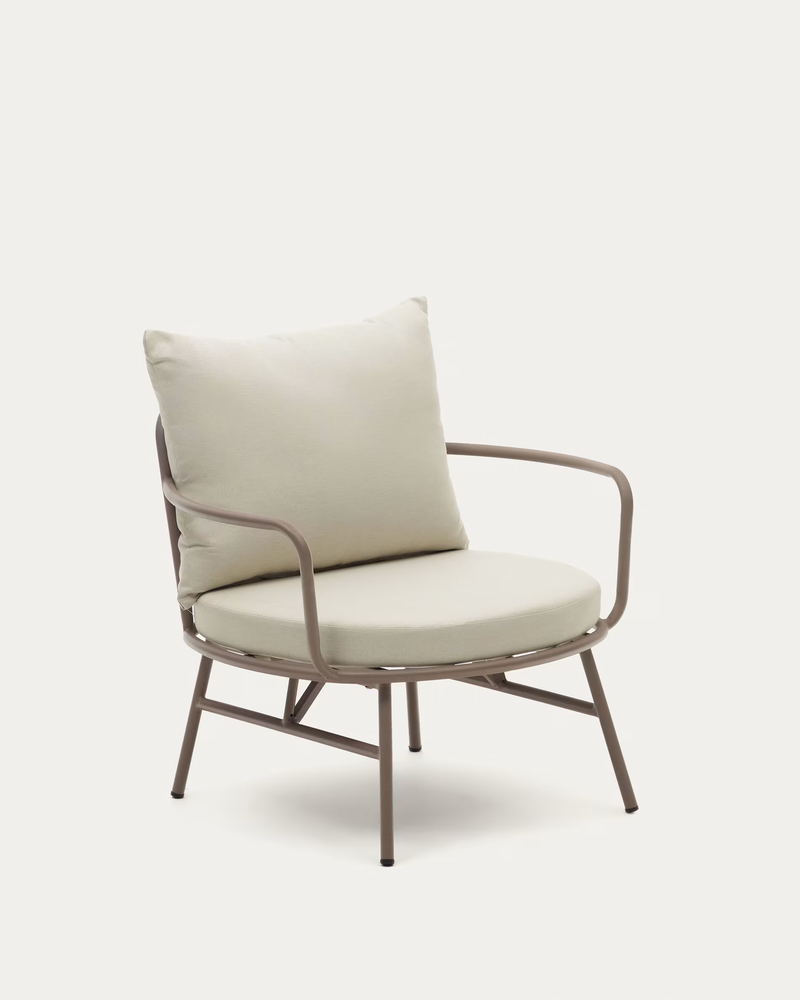 BRAMANT Čelična fotelja s crnom završnom obradom