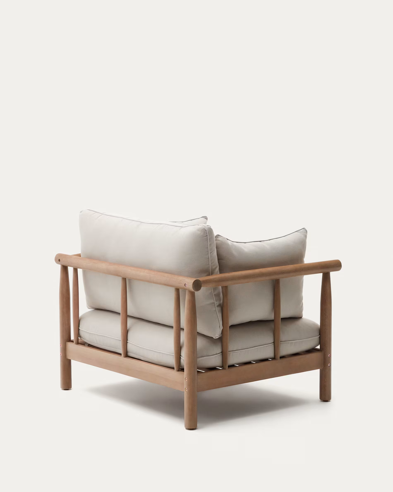 SACOVA Solid eucalyptus wood armchair