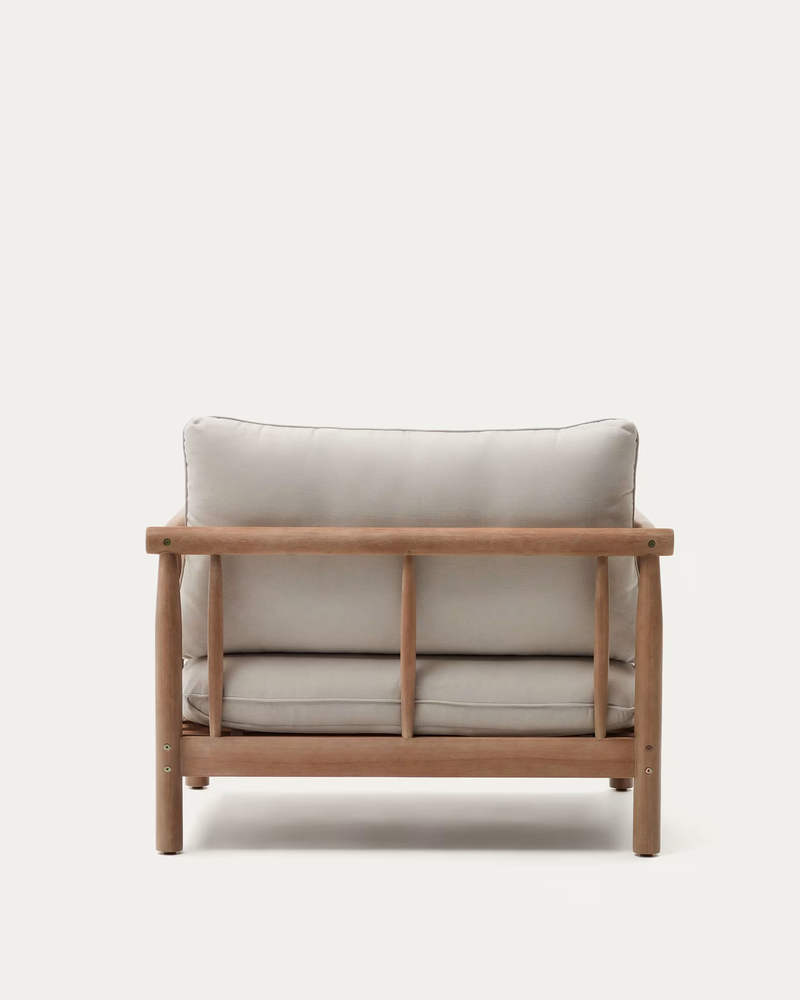 SACOVA Solid eucalyptus wood armchair