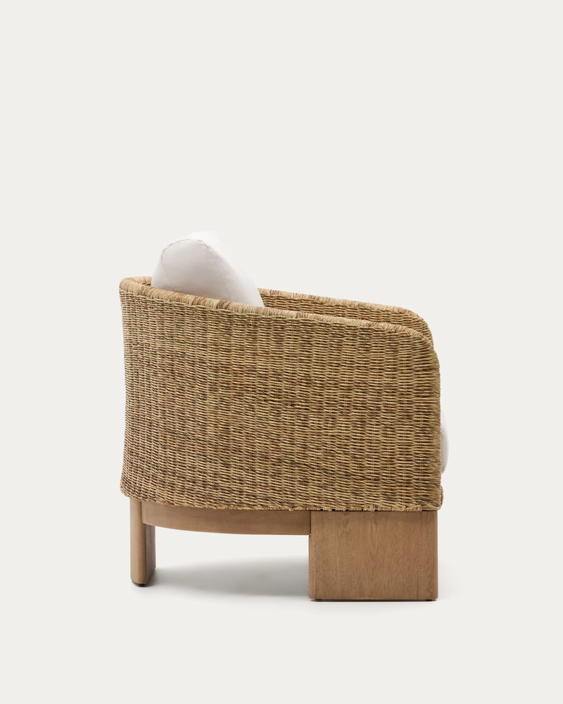 XORIGUER Fotelja od sintetičkog ratana i punog drva eukaliptusa