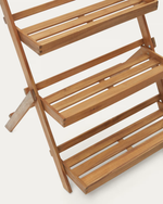 VICTORA Outdoor shelving unit made from solid acacia wood