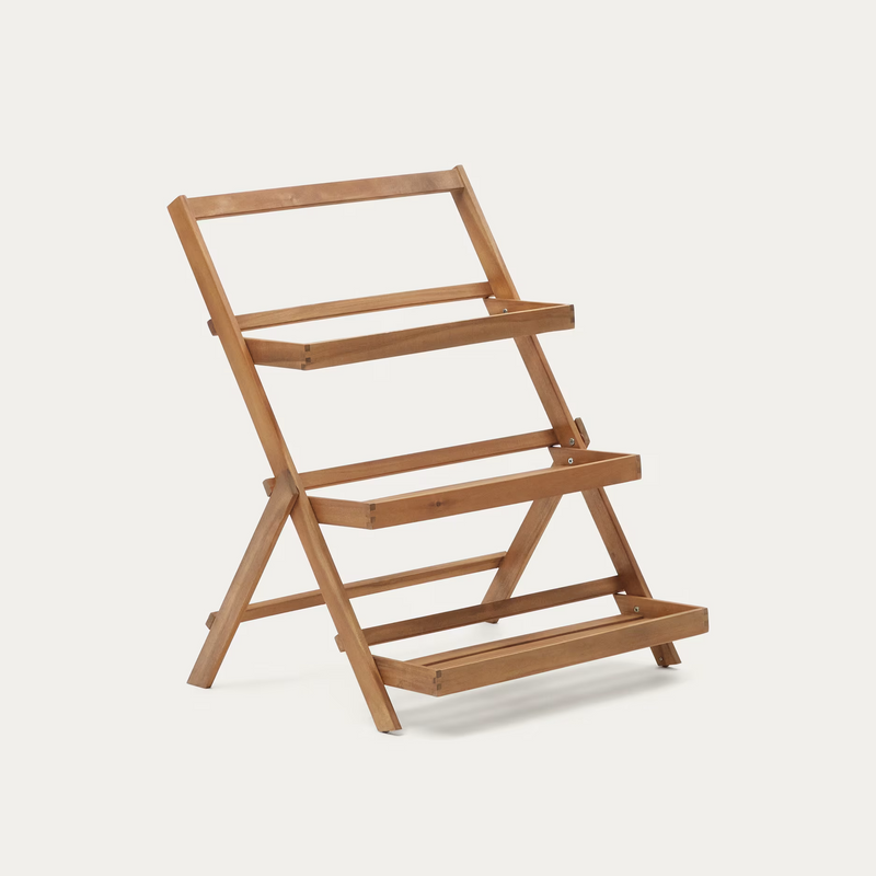 VICTORA Outdoor shelving unit made from solid acacia wood