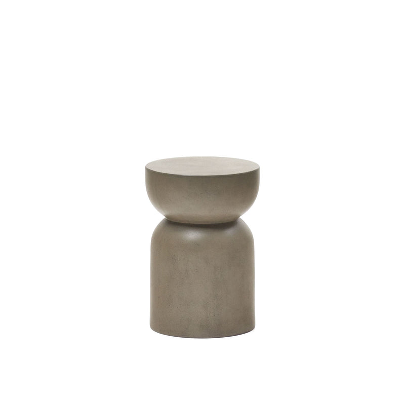 GARBET Round cement side table, Ø 32 cm