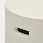 AIGUABLAVA Oslonac za noge od bijelog cementa, Ø 37 cm