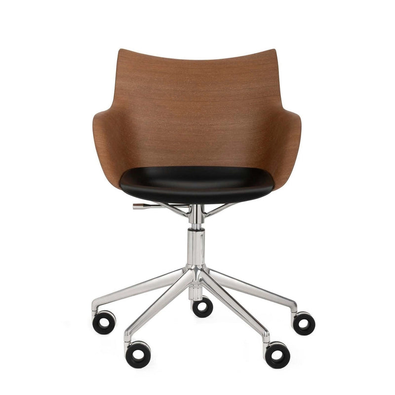 Q/WOOD Rotating armchairs on wheels