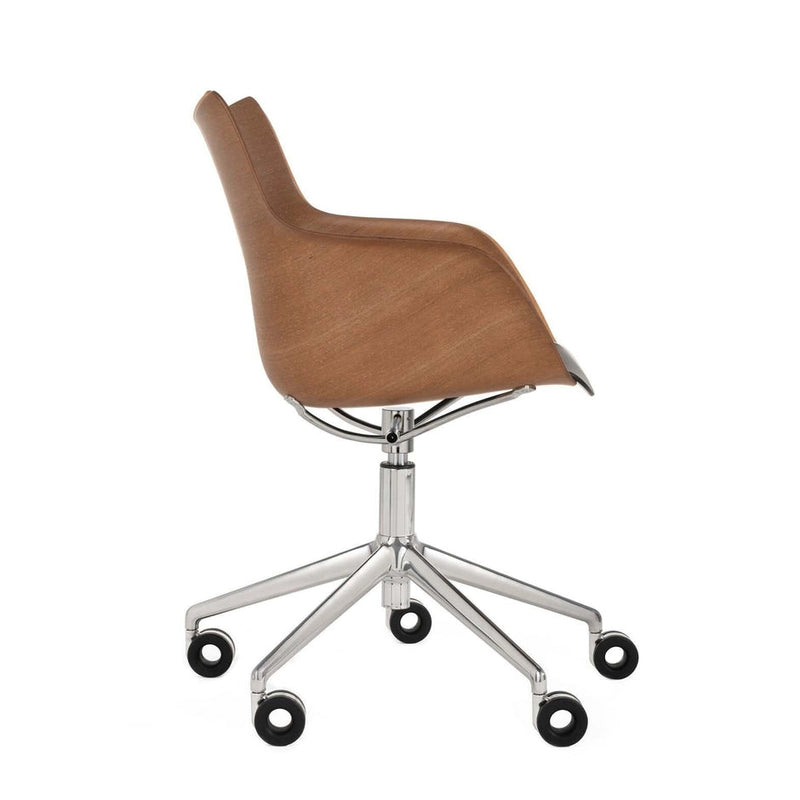 Q/WOOD Rotating armchairs on wheels