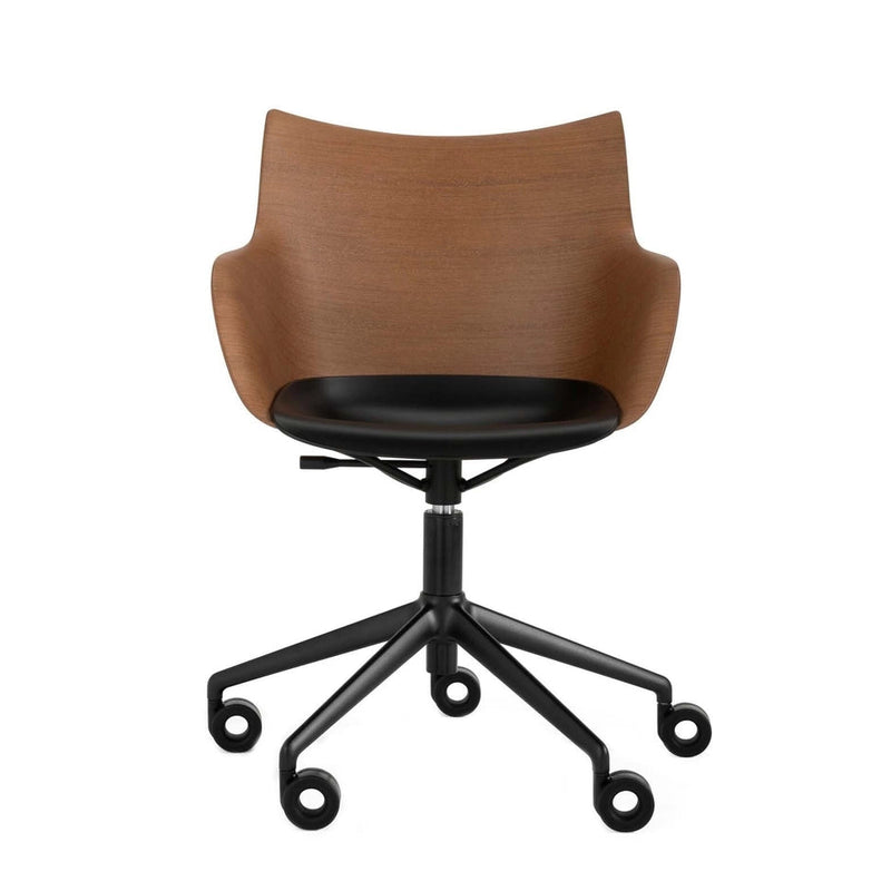 Q/WOOD Rotating armchairs on wheels