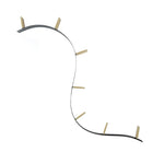 BOOKWORM METAL Sa 7 držača za knjige / 3,2 m