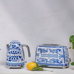 50's STYLE BLU MEDITERRANEO Toster s dva otvora