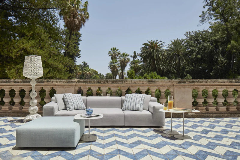 PLASTICS Outdoor 2-seater sofa